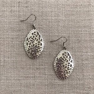 Silver earrings